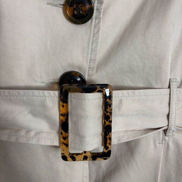 Millard Fillmore MF-13 Trench Coat Light Tan Beige Size Large Steampunk Unique - Picture 8 of 16